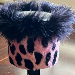 NWT—CRYSER CANDY- Bicycle Drink Holder PINK DALMATIAN Cute Cup.